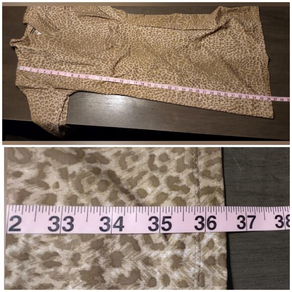 J. McLaughlin Panama Catalina Cloth Faux Wrap Animal Print Dress Size Medium - Picture 13 of 13